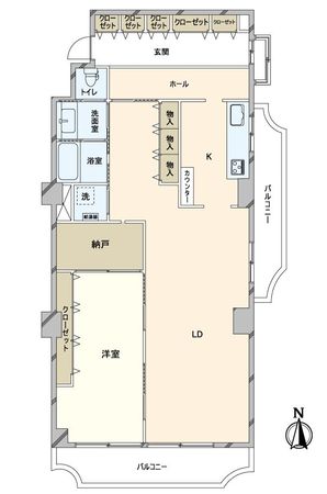 ローズハイツ芦屋 間取図(平面図) ローズハイツ芦屋 間取図(平面図)