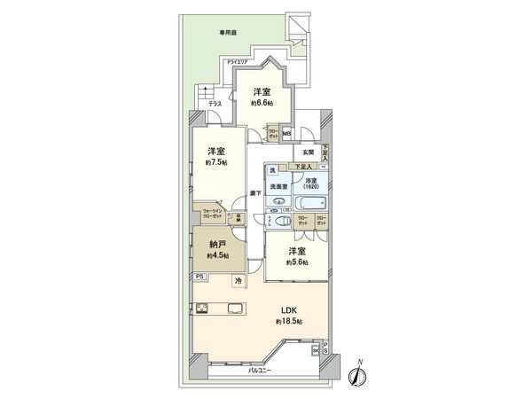 セレッソコート住吉本町 間取図(平面図) セレッソコート住吉本町 間取図(平面図)