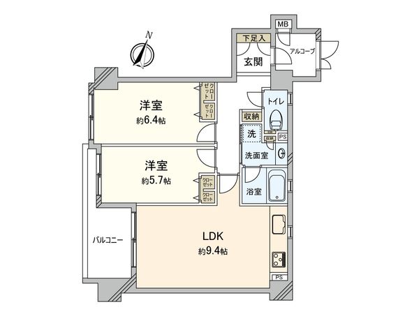 ファミールグラン御影 間取図(平面図) ファミールグラン御影 間取図(平面図)