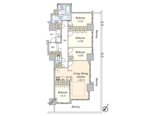 住吉川リバーサイドフォーラム 間取図(平面図) 住吉川リバーサイドフォーラム 間取図(平面図)