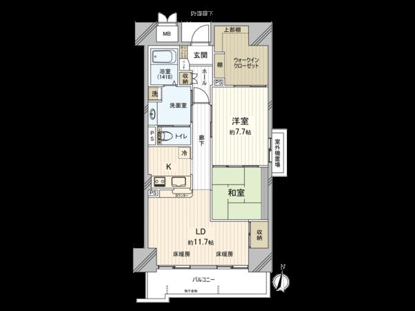 RICイーストコート11番街3番館 間取図(平面図) RICイーストコート11番街3番館 間取図(平面図)