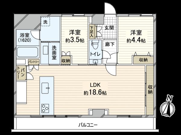 アルパ芦屋1号棟 間取図(平面図) アルパ芦屋1号棟 間取図(平面図)