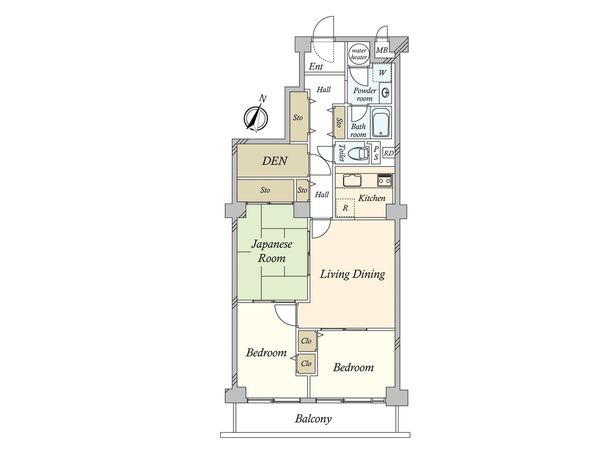 住吉川パーク・マンション 間取図(平面図) 住吉川パーク・マンション 間取図(平面図)