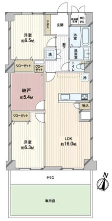 スターハイツ住吉川 間取図(平面図) スターハイツ住吉川 間取図(平面図)