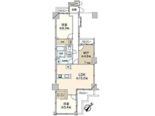 グランドメゾン住吉本町 間取図(平面図) グランドメゾン住吉本町 間取図(平面図)
