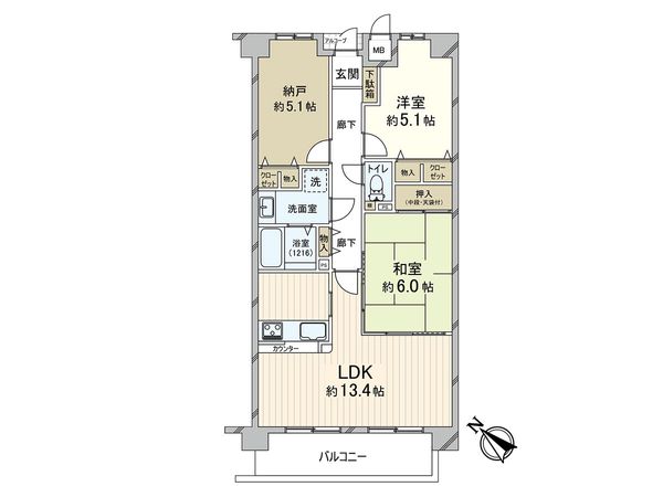 カルム東灘 間取図(平面図) カルム東灘 間取図(平面図)