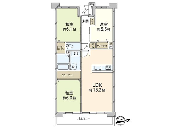 セレーノ見附 間取図(平面図) セレーノ見附 間取図(平面図)