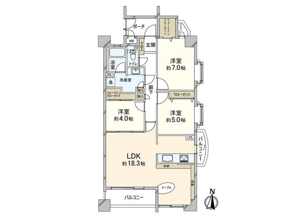 住吉本町ロジュマン 間取図(平面図) 住吉本町ロジュマン 間取図(平面図)