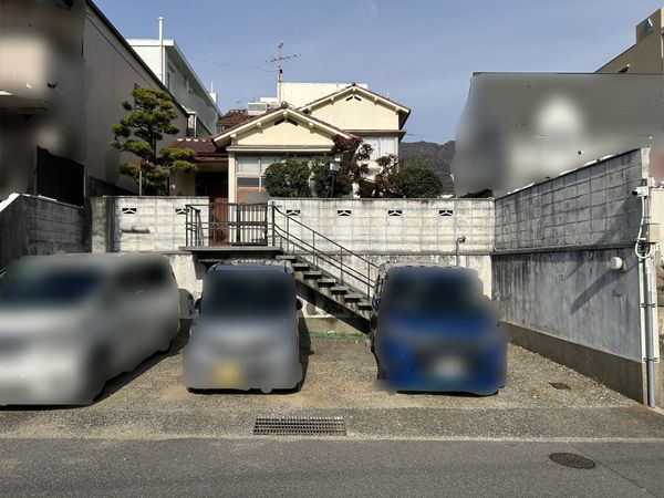 篠原中町6丁目 古家付き土地 前面道路含む外観 篠原中町6丁目 古家付き土地 前面道路含む外観