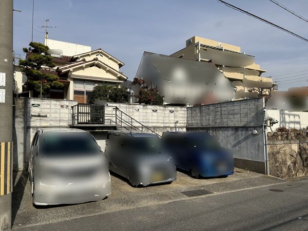 篠原中町6丁目 古家付き土地 前面道路含む外観 篠原中町6丁目 古家付き土地 前面道路含む外観