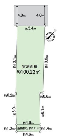 灘区灘北通9丁目 区画図
