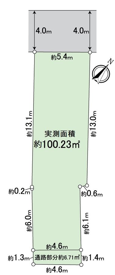 灘区灘北通9丁目 区画図 区画図