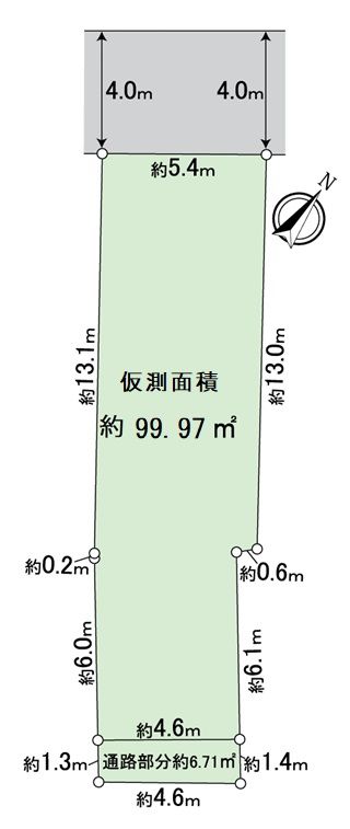 灘区灘北通9丁目 区画図 区画図