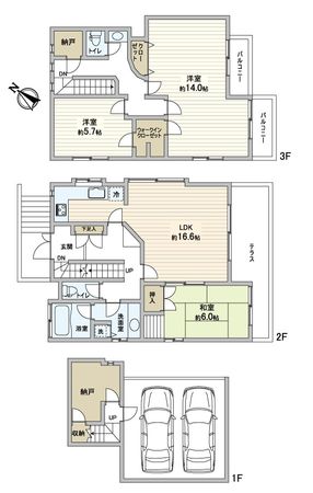篠原本町3丁目 戸建 間取図(平面図) 篠原本町3丁目 戸建 間取図(平面図)