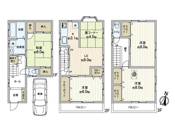稗原町4丁目 戸建 間取図(平面図) 稗原町4丁目 戸建 間取図(平面図)