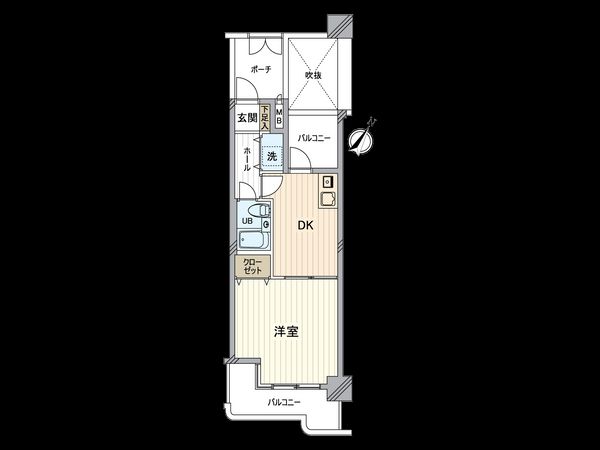 ライオンズマンション王子公園東 間取図(平面図) ライオンズマンション王子公園東 間取図(平面図)