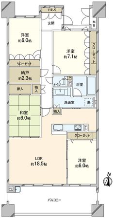 摩耶シーサイドプレイス イースト3番館 間取図(平面図) 摩耶シーサイドプレイス イースト3番館 間取図(平面図)