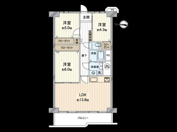 ドルミ灘 間取図(平面図)
