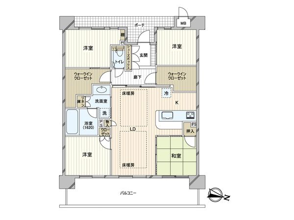 ネバーランド御影石屋川公園 間取図(平面図)