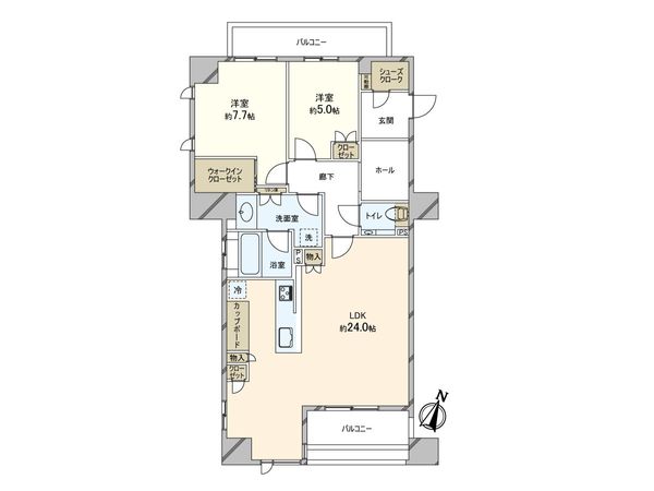グランドメゾン神戸北野坂 間取図(平面図)