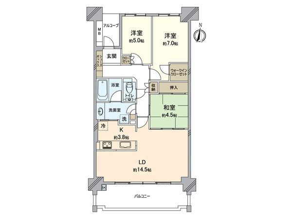 サンクタス六甲VIEWS 間取図(平面図)