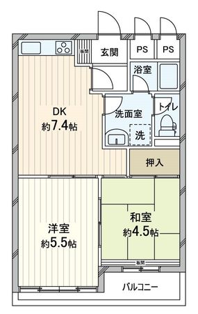 サンパレス 間取図