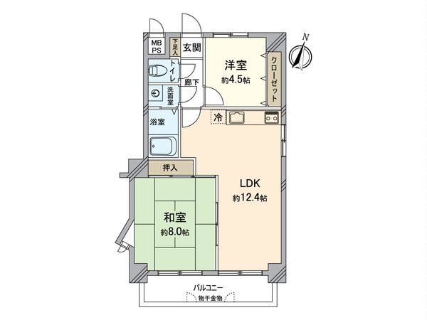 モンラヴィ六甲南 間取図