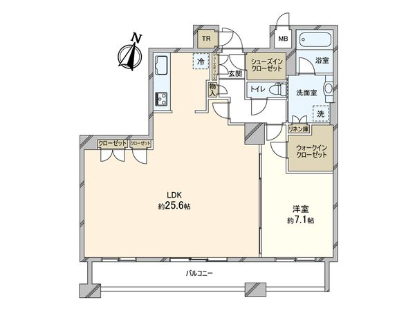 ディーグラフォート神戸三宮タワー 間取図(平面図)