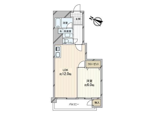 六甲台ハウス 2号棟 間取図(平面図) 間取図(平面図)