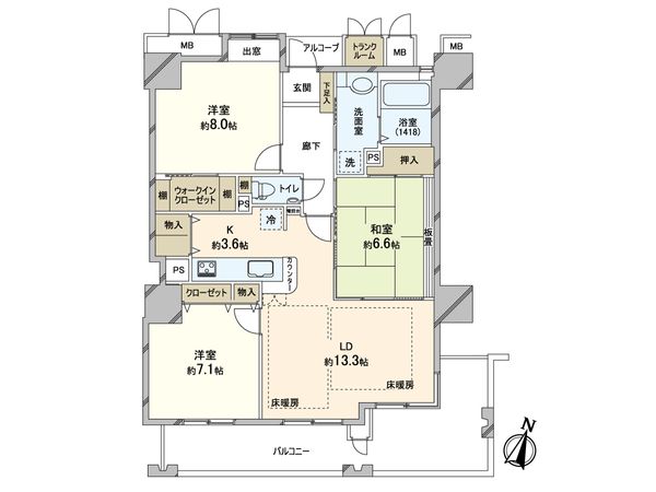 間取図(平面図)