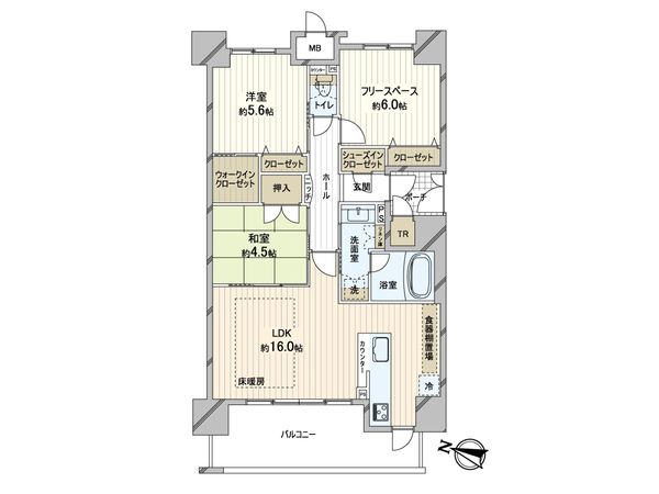 グルーブ王子公園グランウイング 間取図(平面図) グルーブ王子公園グランウイング 間取図(平面図)