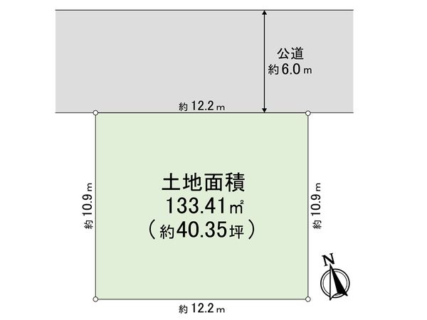 垂水区旭が丘1丁目 土地 区画図