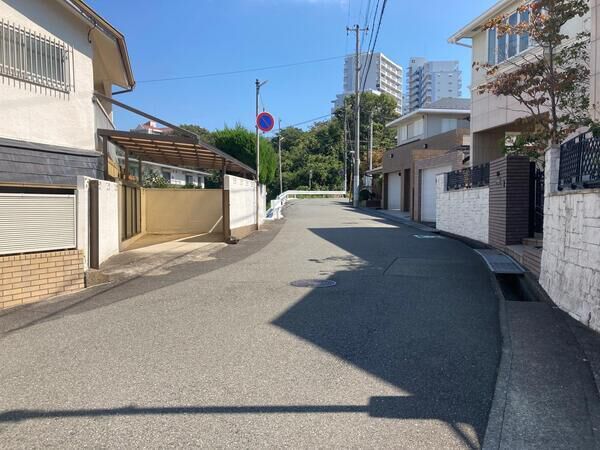 垂水区舞子台8丁目 土地 前面道路含む外観 垂水区舞子台8丁目 土地 前面道路含む外観