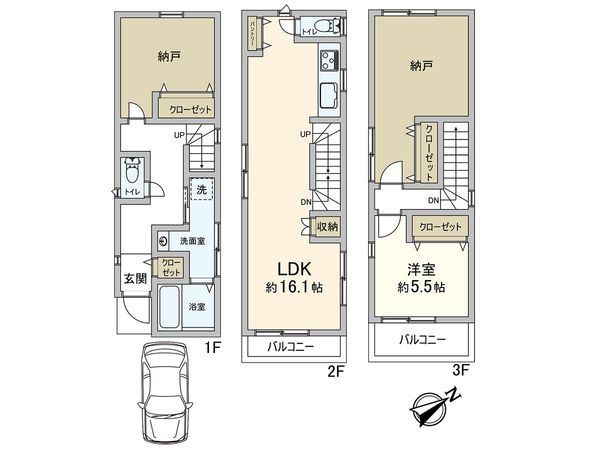 須磨区村雨町6丁目 戸建 間取図(平面図) 須磨区村雨町6丁目 戸建 間取図(平面図)