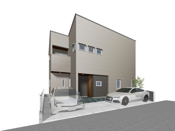 垂水区東舞子町 新築戸建 外観パース図