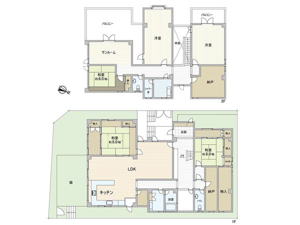 長田区片山町2丁目 戸建 間取図(平面図) 長田区片山町2丁目 戸建 間取図(平面図)