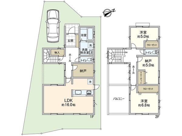兵庫区梅元町 戸建 間取図(平面図)