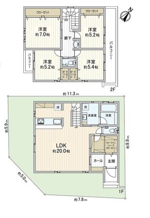 間取図(平面図)
