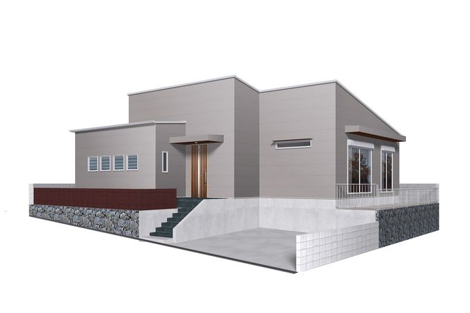 神戸市須磨区友が丘3丁目 新築戸建 外観パース図 神戸市須磨区友が丘3丁目 新築戸建 外観パース図