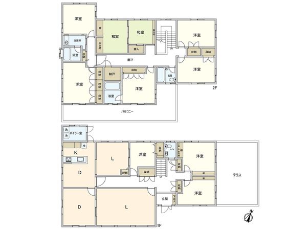 中央区神仙寺通2丁目 戸建 間取図(平面図)