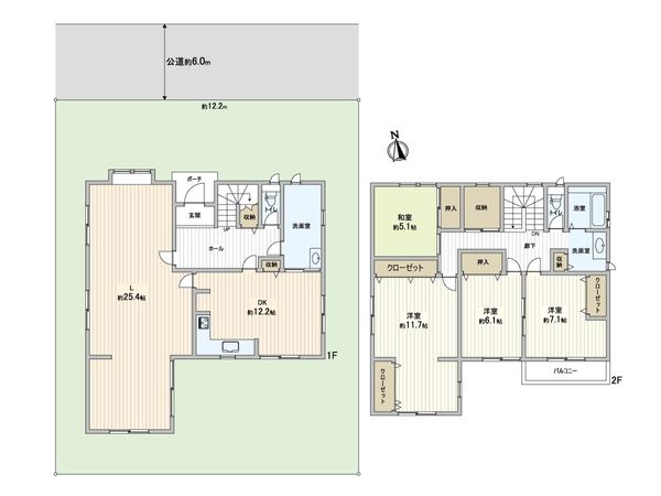 北区桂木2丁目 戸建 間取図(平面図) 北区桂木2丁目 戸建 間取図(平面図)