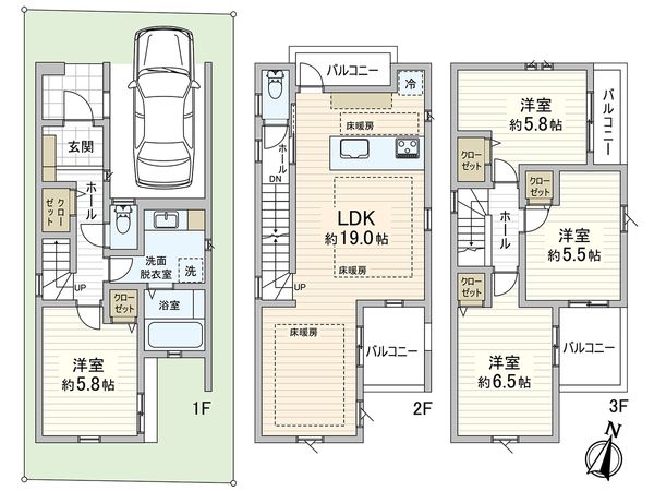 DITA神戸市中央区坂口通 間取図(平面図) DITA神戸市中央区坂口通 間取図(平面図)