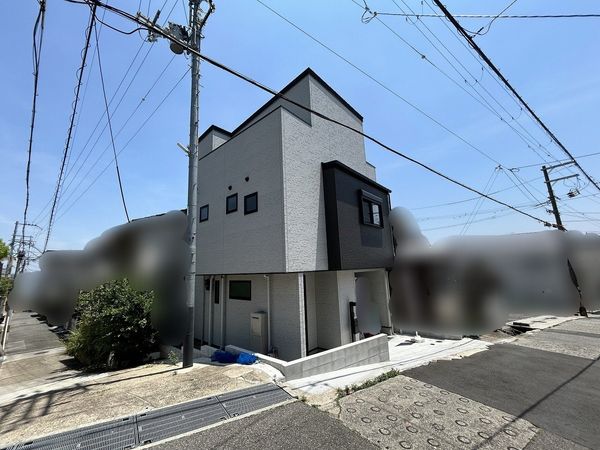 兵庫区氷室町2丁目 新築戸建 前面道路含む外観 前面道路含む外観