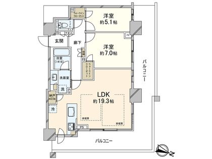 間取図(平面図)