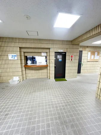 広々エントランスは開放的な空間です