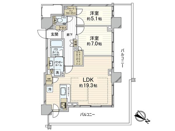 ベイシティタワーズ神戸WEST 間取図(平面図) ベイシティタワーズ神戸WEST 間取図(平面図)