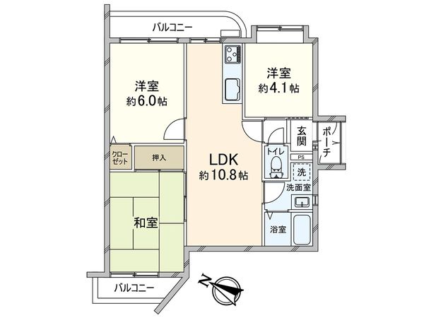 ワコーレ須磨本町 間取図(平面図) ワコーレ須磨本町 間取図(平面図)