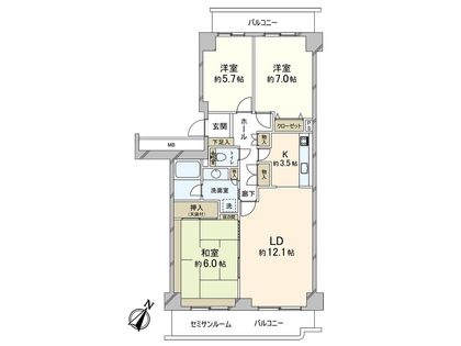 間取図(平面図)