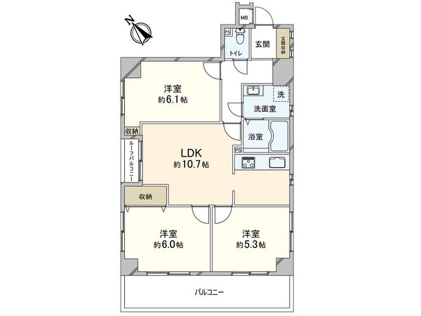 ローレル新長田 間取図(平面図) ローレル新長田 間取図(平面図)