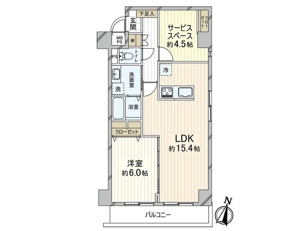 ライオンズマンション三宮 間取図(平面図) ライオンズマンション三宮 間取図(平面図)